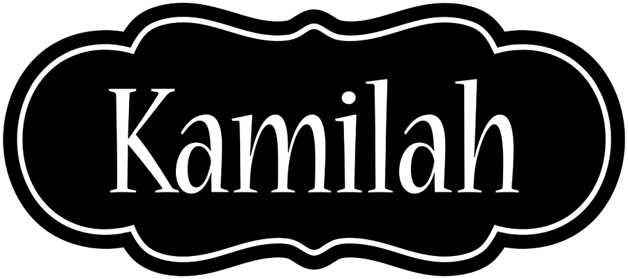 Kamilah welcome logo