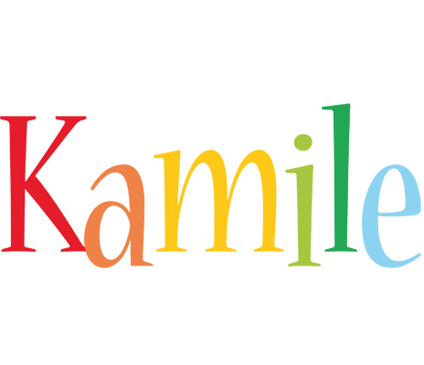 Kamile birthday logo