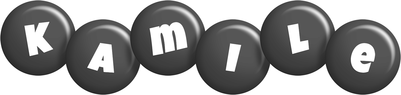Kamile candy-black logo