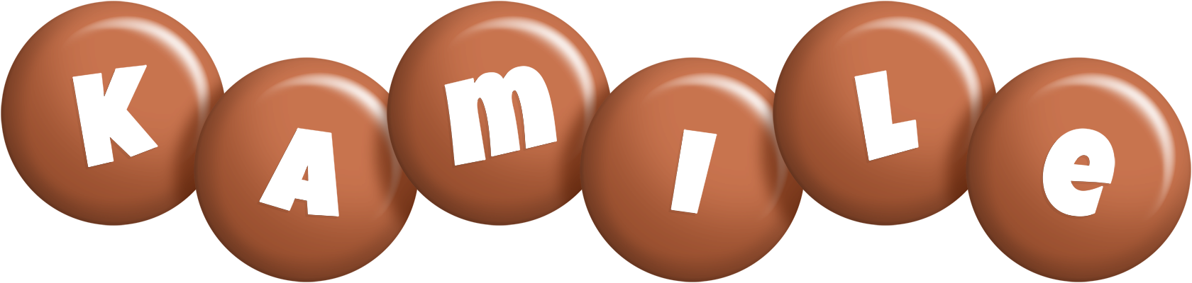 Kamile candy-brown logo