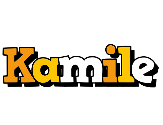 Kamile cartoon logo
