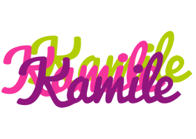 Kamile flowers logo