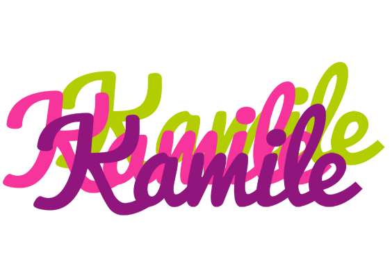 Kamile flowers logo