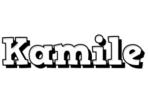 Kamile snowing logo