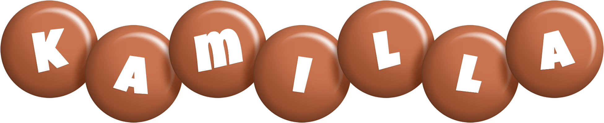 Kamilla candy-brown logo