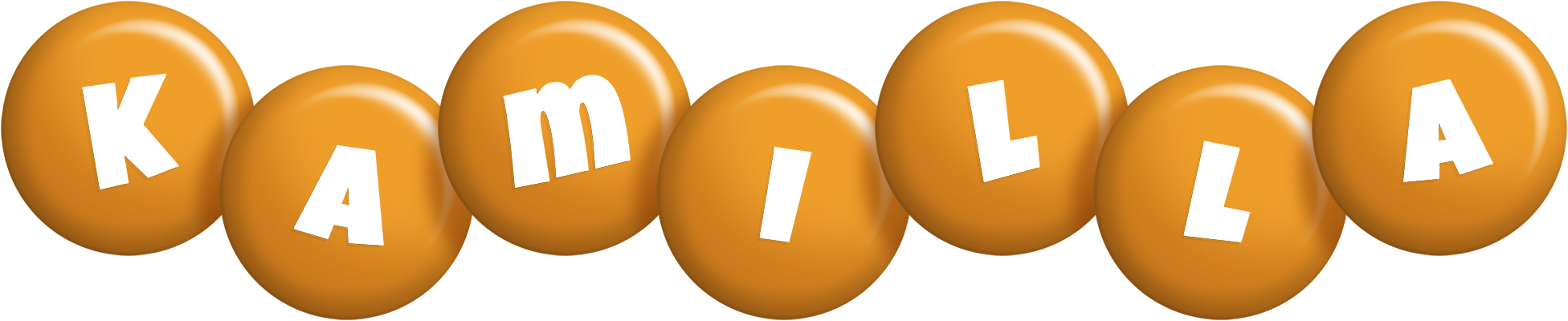Kamilla candy-orange logo
