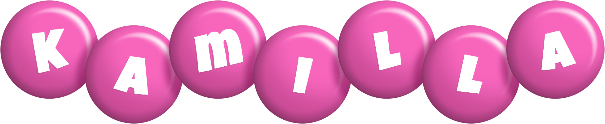 Kamilla candy-pink logo