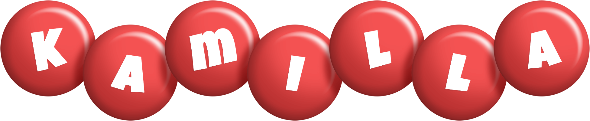 Kamilla candy-red logo