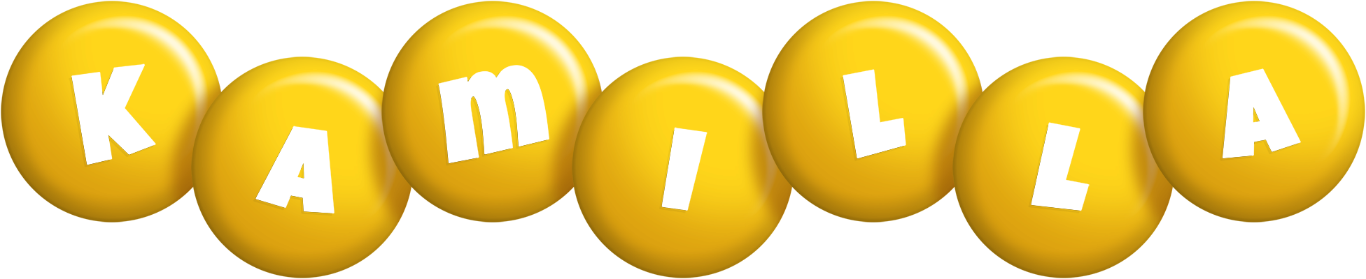 Kamilla candy-yellow logo