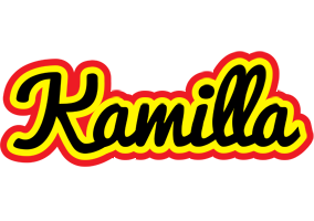 Kamilla flaming logo