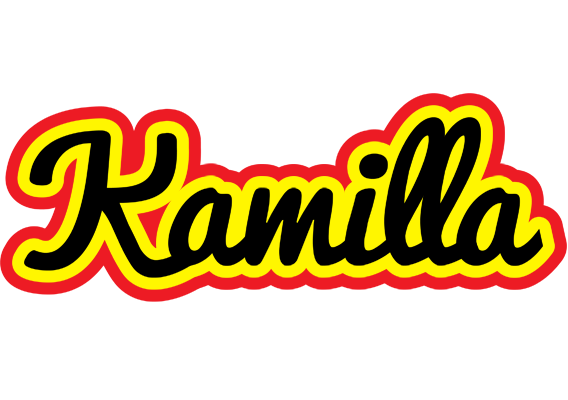 Kamilla flaming logo