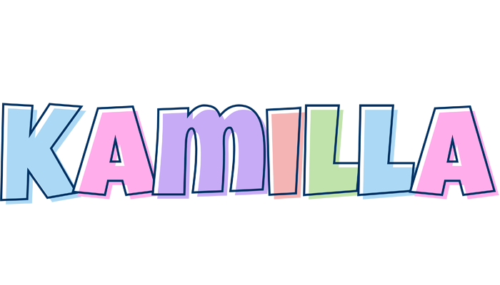 Kamilla pastel logo