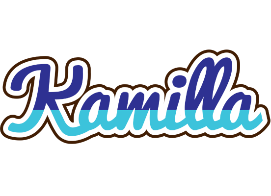 Kamilla raining logo