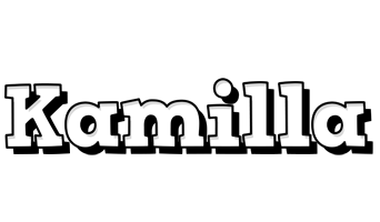 Kamilla snowing logo