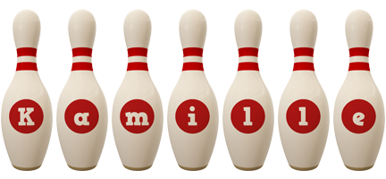 Kamille bowling-pin logo