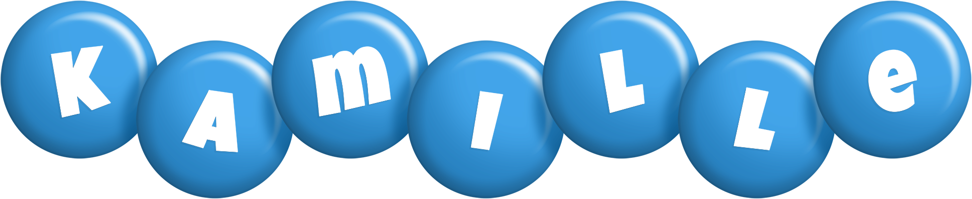Kamille candy-blue logo