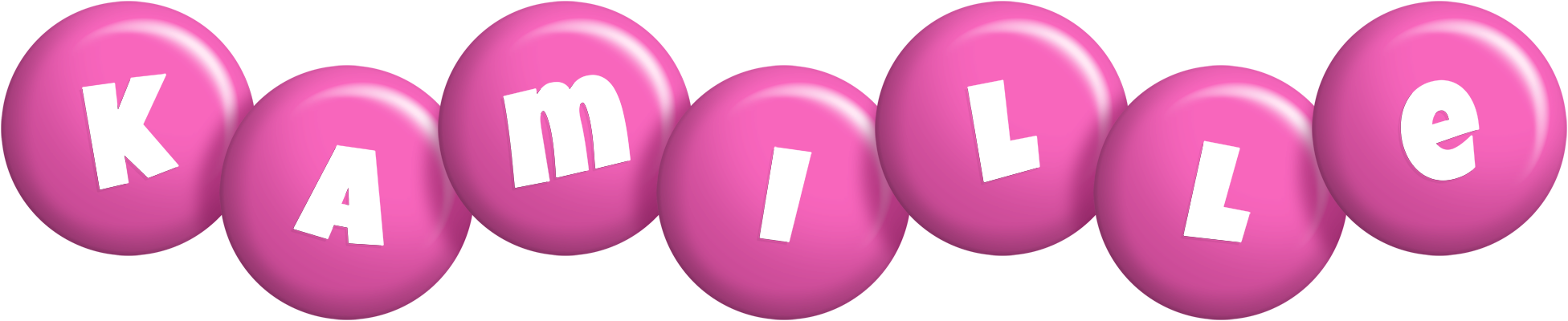 Kamille candy-pink logo