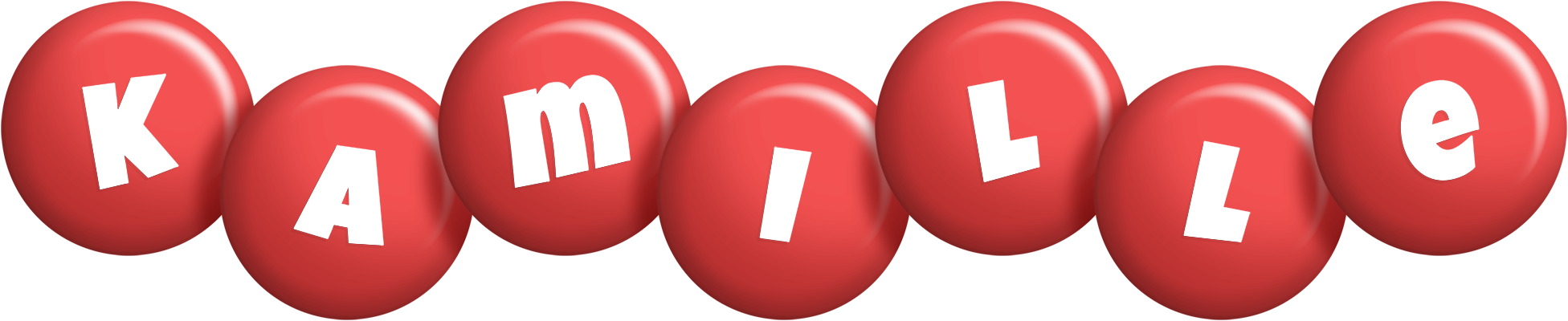 Kamille candy-red logo