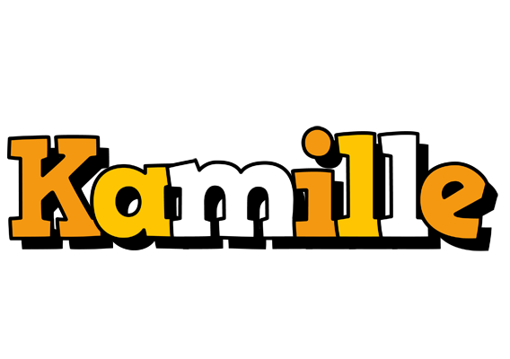 Kamille cartoon logo