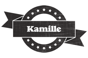 Kamille grunge logo