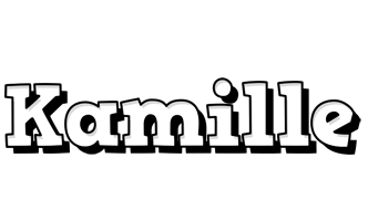 Kamille snowing logo