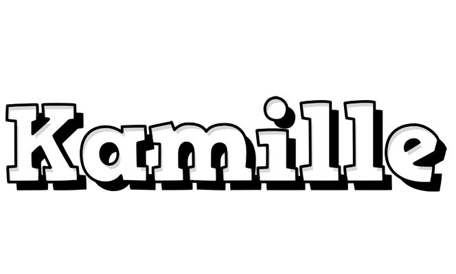 Kamille snowing logo