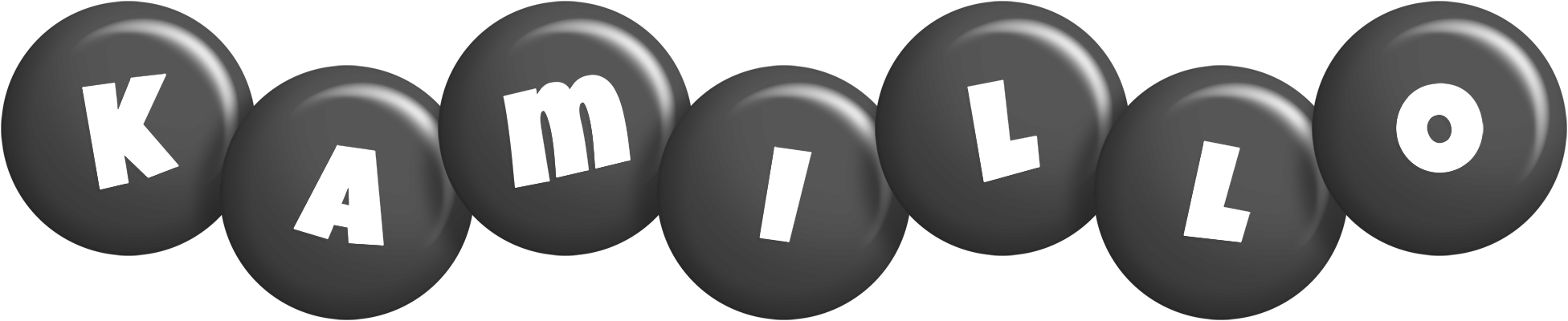 Kamillo candy-black logo