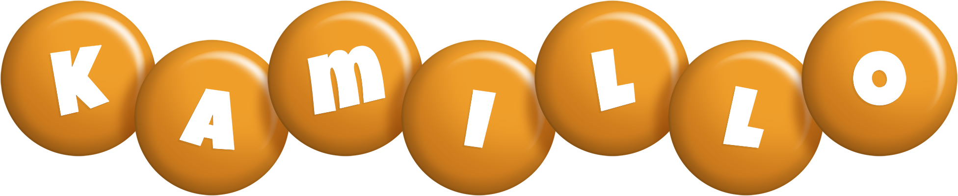 Kamillo candy-orange logo