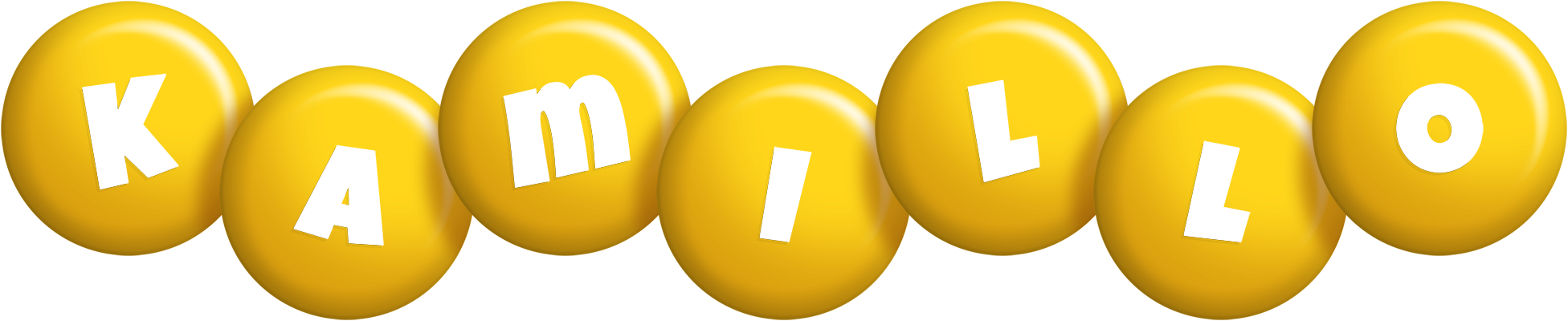 Kamillo candy-yellow logo