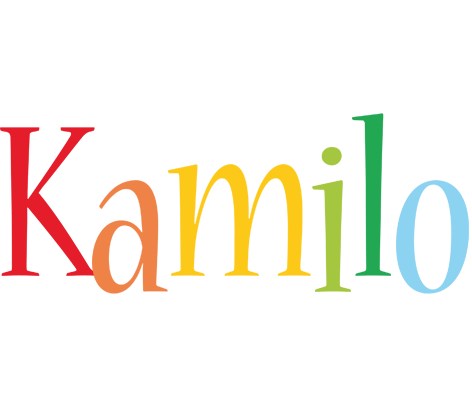 Kamilo birthday logo