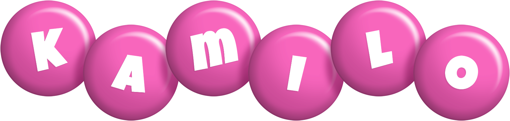 Kamilo candy-pink logo
