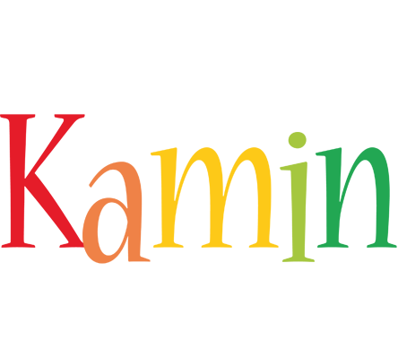 Kamin birthday logo