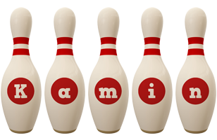 Kamin bowling-pin logo