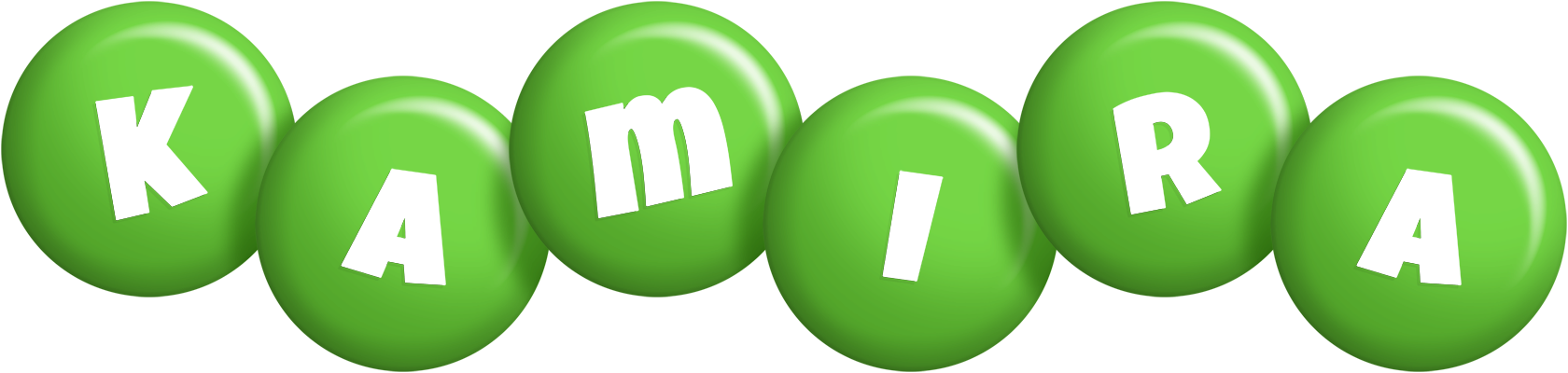 Kamira candy-green logo