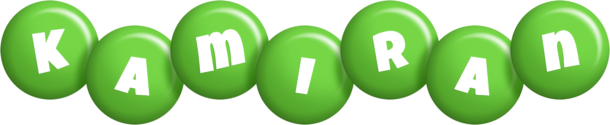 Kamiran candy-green logo