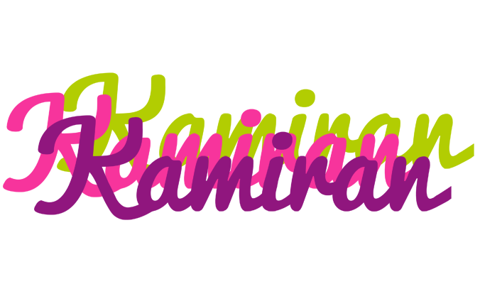 Kamiran flowers logo