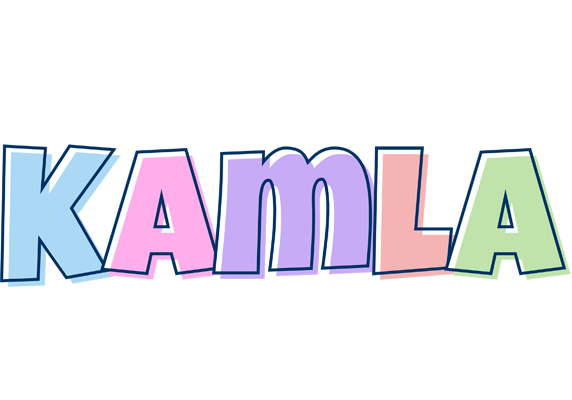 Kamla pastel logo