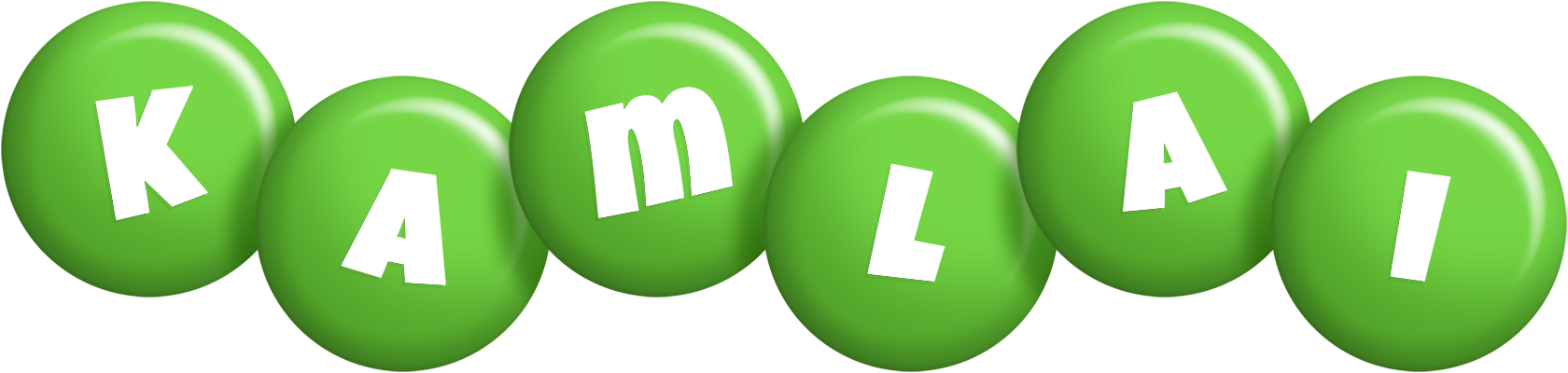 Kamlai candy-green logo