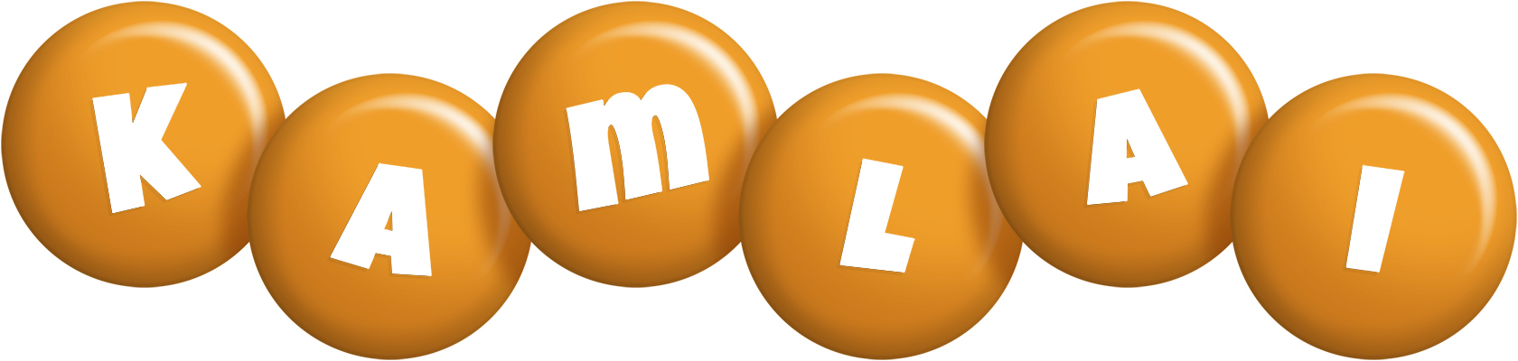 Kamlai candy-orange logo