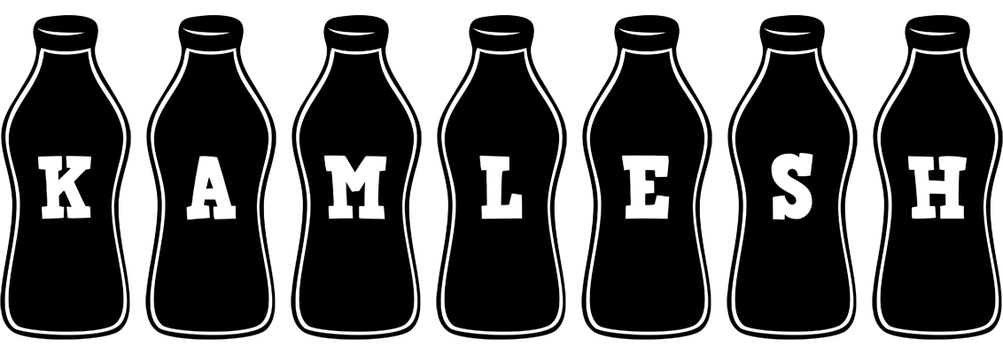 Kamlesh bottle logo