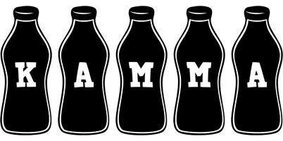 Kamma bottle logo