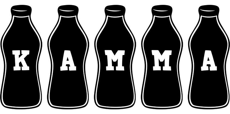 Kamma bottle logo