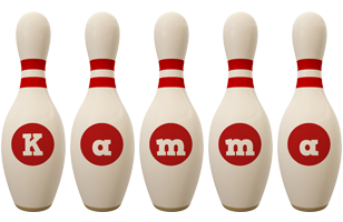 Kamma bowling-pin logo