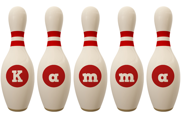 Kamma bowling-pin logo