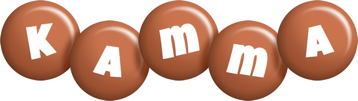 Kamma candy-brown logo