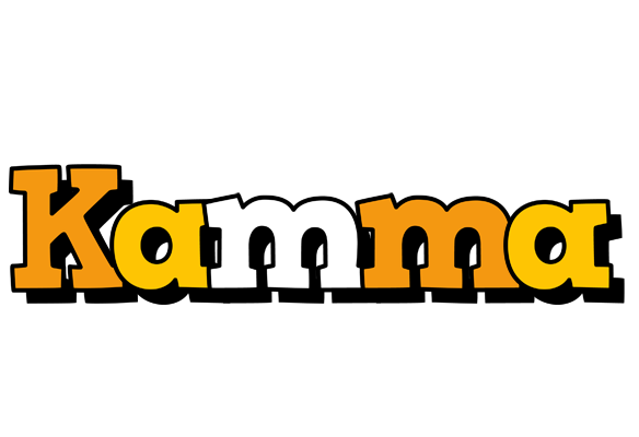 Kamma cartoon logo