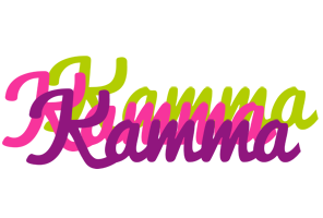 Kamma flowers logo