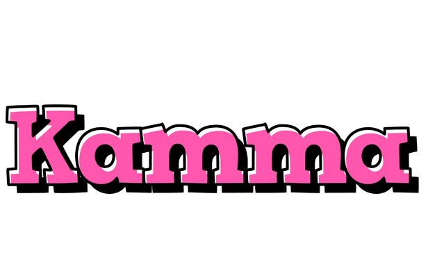 Kamma girlish logo