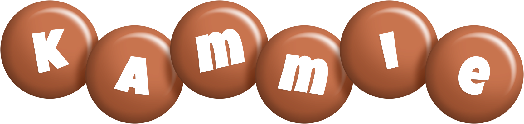 Kammie candy-brown logo