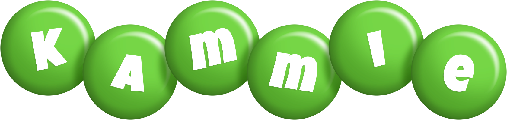 Kammie candy-green logo